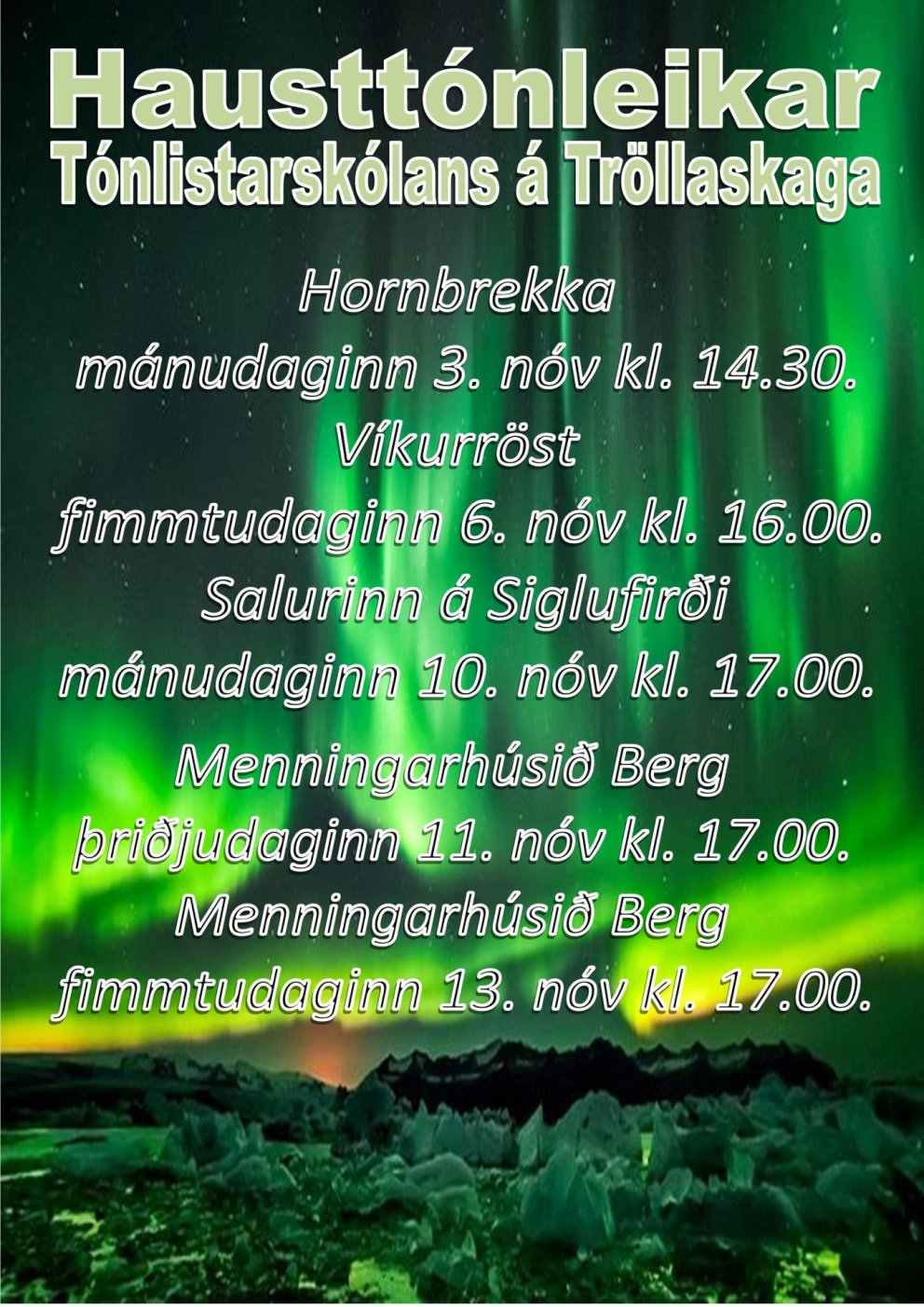 Hausttónleikar TÁT 2025.