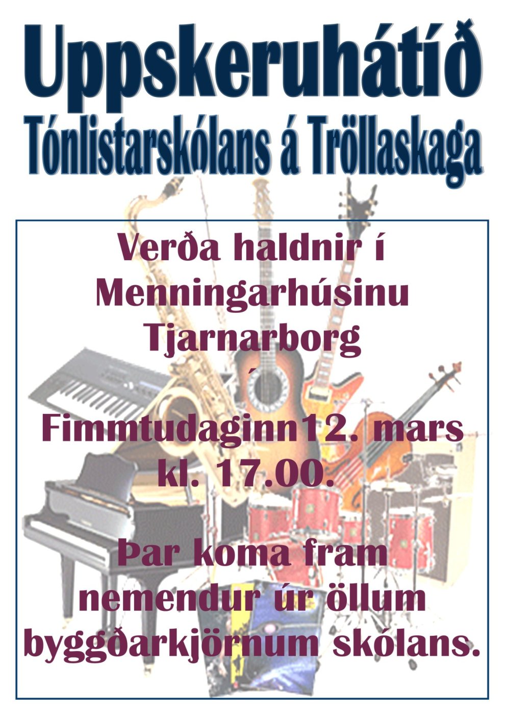 Uppskerutónleikar 2026