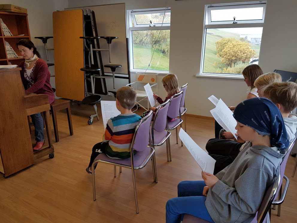 Barnakór skólans á Ólafsfirði