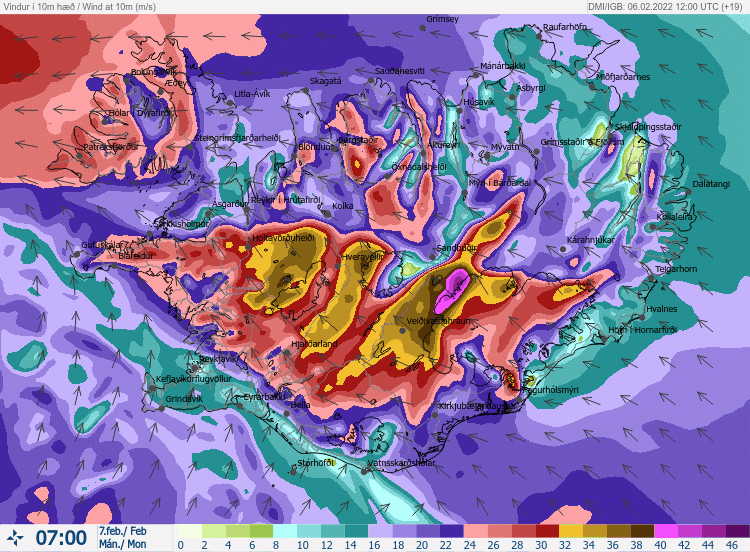 Ekkert skólahald á morgun mánudaginn 7. febrúar.