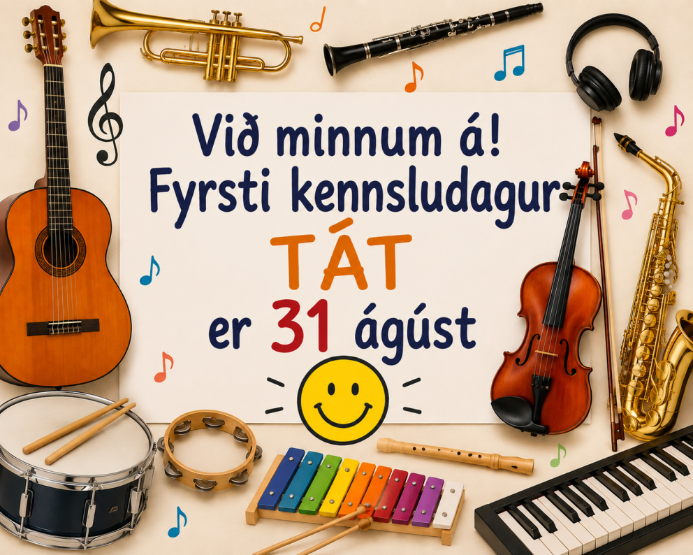 Fyrsti kennsludagur Tónlistarskólans á Tröllaskaga
