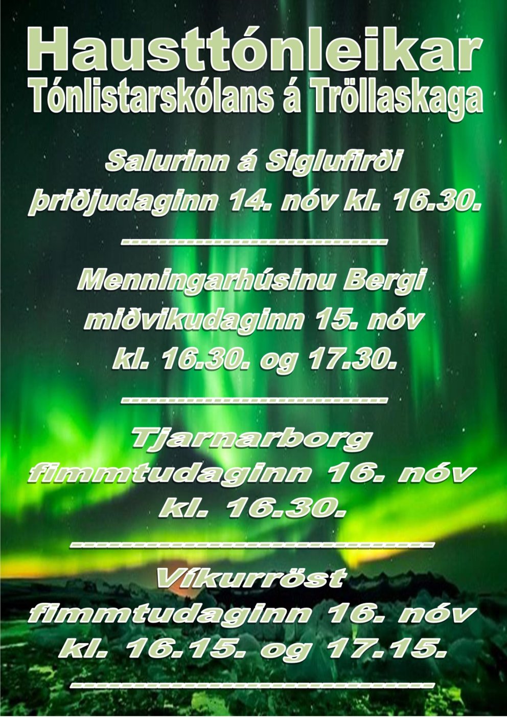 Hausttónleikar TÁT 2023