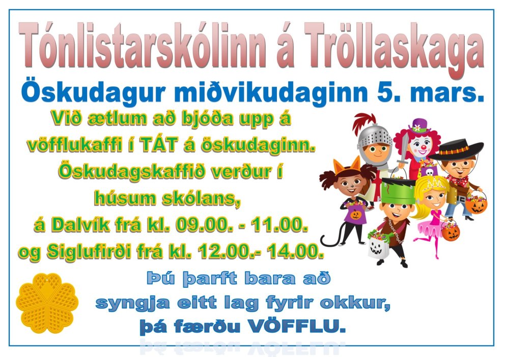 Öskudagur hjá TÁT