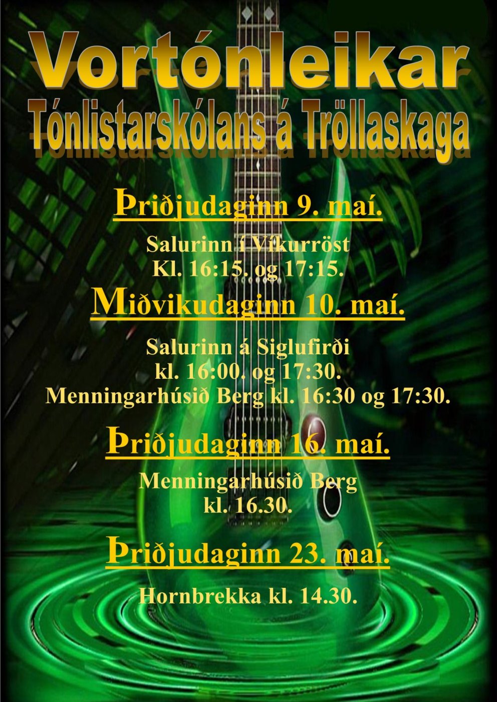 Vortónleikar TÁT 2023