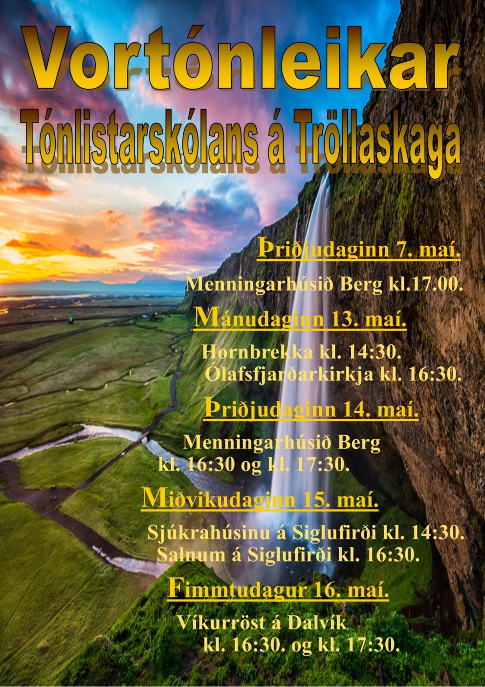 Vortónleikar TÁT 2024.