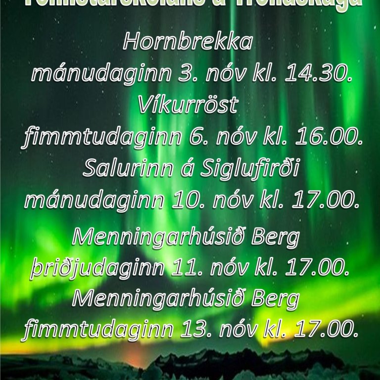 Hausttónleikar TÁT 2025.