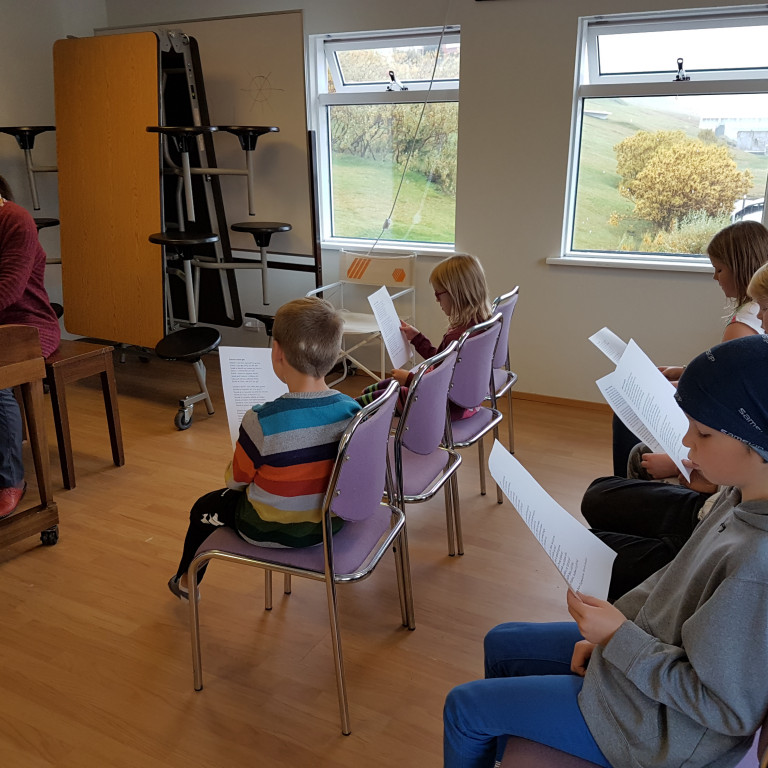 Barnakór skólans á Ólafsfirði