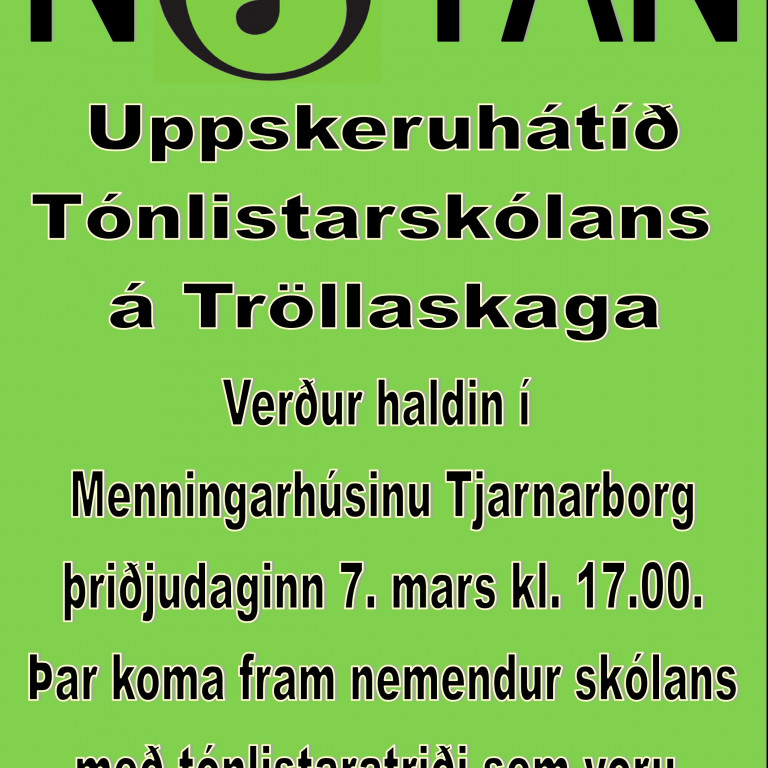 Uppskerutónleikar Tónlistarskólans á Tröllaskaga