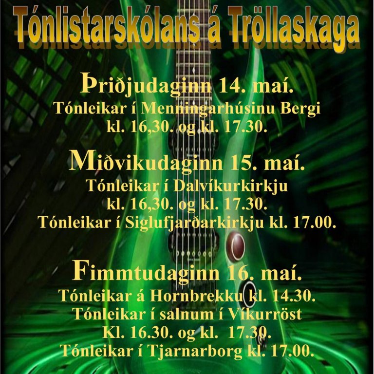 Vortónleikar Tónlistarskólans á Tröllaskaga